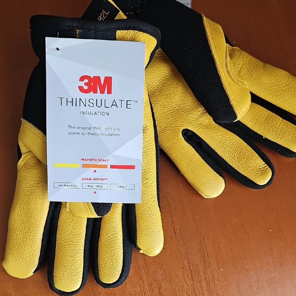 Tillman Top Grain Deerskin Thinsulate Winter Gloves Size Large - Picture 4 of 4